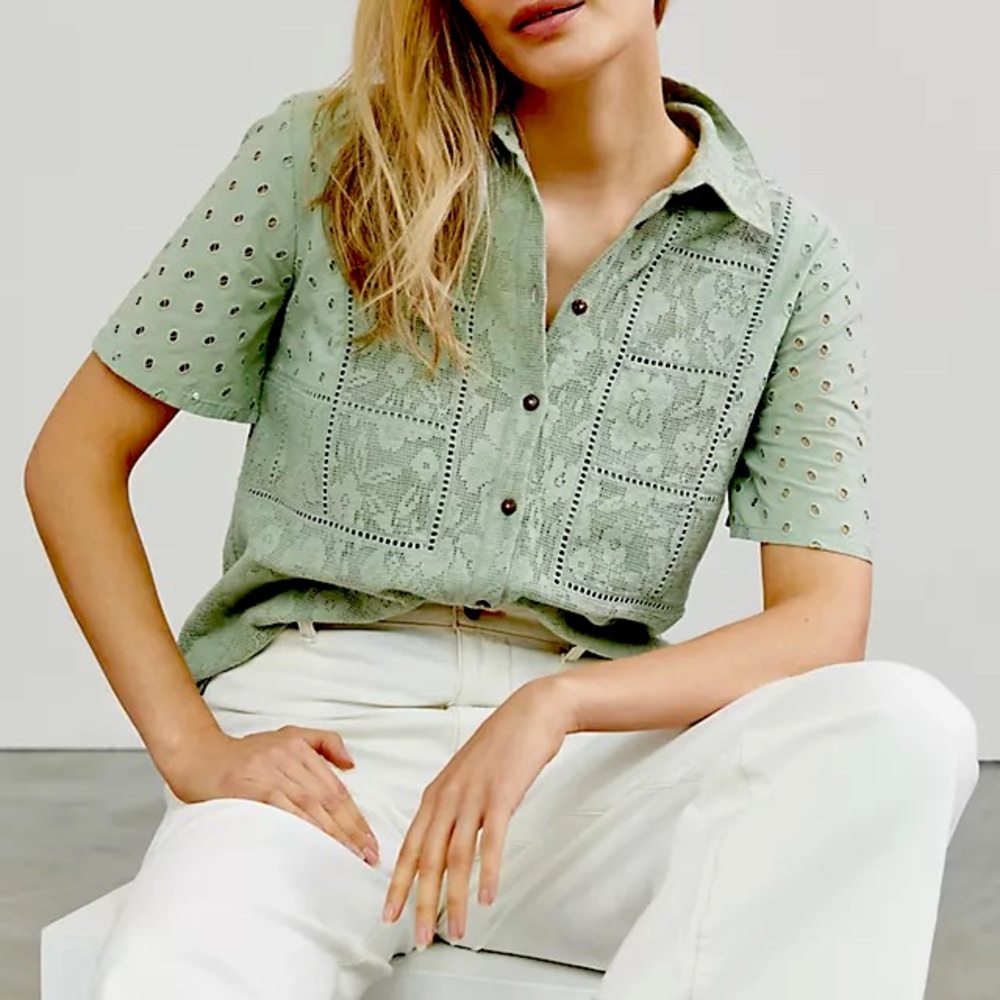Anthropologie Fern Top
